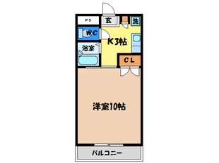 パールメゾンⅡの物件間取画像